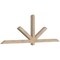 Ekena Millwork Kennewick Smooth Timber Gable Bracket, Douglas Fir, 96"W x 32"H x 3 1/2"D x 3 1/2"F, 8/12 Pitch GBW096X32X0404KEN00SDF - alternate 2